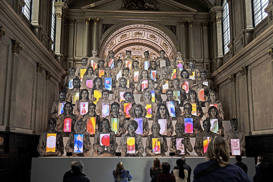 CONGREGATION at St Mary Le Strand, Photograph by Daniel Devlin