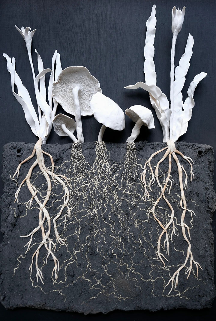 Unearthed - Mycelium by Jo Pearl, 2023 © Elsa Pearl